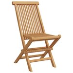 vidaXL Ensemble de salle à manger de jardin 7 pièces en bois massif de teck