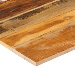 vidaXL Dessus de table carré 70x70 cm 15-16 mm Bois de récupération