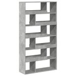 vidaXL Cloison de séparation gris béton bois d'ingénierie