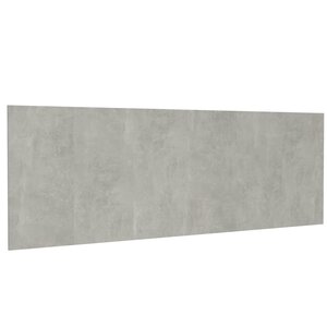 vidaXL Tête de lit murale Gris béton 240x1 5x80 cm Bois d'ingénierie