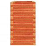 vidaXL Jardinière cire marron 110x40x72 cm bois de pin massif
