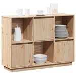 vidaXL Buffet 110 5x35x80 cm Bois massif de pin