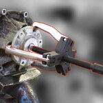 Ks tools extracteur à griffes 2 + 3 universel 90 mm 5 tonnes 640.4204