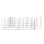 vidaXL Panier de gabion Acier galvanisé 120x30x50 cm