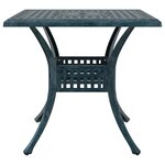 vidaXL Ensemble de tables de jardin 5 Pièces Vert Aluminium coulé