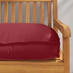 vidaXL Coussin pour assise / dossier de palette avec oreiller Bordeaux