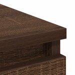 vidaXL Buffet chêne marron 80x35x76 cm bois d'ingénierie