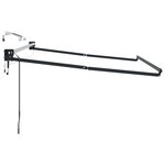vidaXL Cadre de store rétractable électrique Anthracite 3 x 2 m