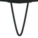 vidaXL Table basse Noir 60x50x36 5 cm Bois d'ingénierie