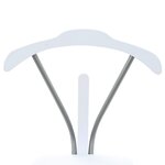 vidaXL Valet de chambre 45 x 35 x 107 cm Blanc