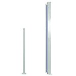 vidaXL Auvent latéral rétractable de patio 100x500 cm Bleu