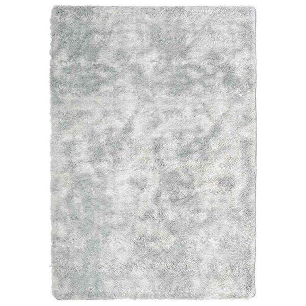 vidaXL Tapis shaggy à poils longs NAVARRA gris argenté 120x170 cm