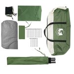 vidaXL Tente familiale à dôme 9 personnes vert imperméable