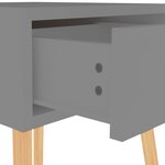 vidaXL Tables de chevet 2 Pièces Gris 40x40x56 cm Bois d'ingénierie
