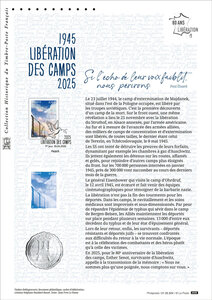 Document philatélique - Libération des camps