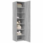 vidaXL Buffet haut sonoma gris 45x42 5x185 cm bois d'ingénierie