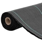vidaXL Membrane anti-mauvaises herbes noir 0 5x25 m PP