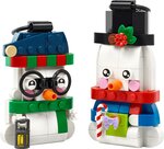 LEGO 40812 — Bonshommes de neige décoratifs  168 pièces  6 ans