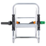 vidaXL Enrouleur de tuyau mural pour tuyau de 50 m 1/2" acier