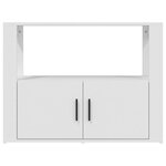 vidaXL Buffet Blanc 80x30x60 cm Bois d'ingénierie