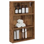 vidaXL Armoire murale de salle de bain Bois ancien 40 x 10 x 60 5 cm