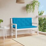 vidaXL Coussin de banc de jardin bleu clair tissu oxford