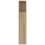 vidaXL Armoire de tête de lit chêne sonoma 160x18 5x104 5 cm