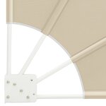 vidaXL Écran de confidentialité pour balcon Beige 140 x 140 cm tissu