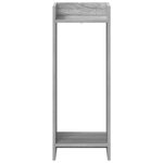 vidaXL Support de Plante 2 pièces Sonoma gris 30 x 30 x 80 cm