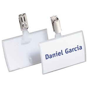 Badge pliable Click Fold - Boîte de 25 badges 40 x 75 mm (paquet 25 unités)