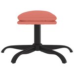 vidaXL Repose-pied Rose 60x60x36 cm Velours