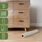 Pack and Move - Lot 2 Films Étirables - 0 45 x 100 m - Protection Emballage Déménagement - Anti rayures - Anti frottements - Imperméable