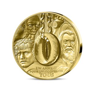 Le Seigneur des Anneaux Monnaie de 200€ Or Haut Relief