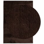 vidaXL Tapis de surface HUARTE Marron 230 x 160 cm Polyester