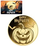 Pièce de monnaie en Or 3000 Francs g 0.031 (1/1000 oz) Millésime 2024 Gold Gift HALLOWEEN PUMPKIN 1/1000