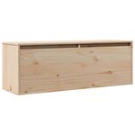 vidaXL Armoire murale 100x30x35 cm Bois de pin massif