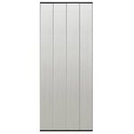 vidaXL Moustiquaire avec rideau en maille noir 100x220 cm polyester