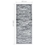 vidaXL Tapis BCF Gris oriental 80x200 cm