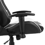 vidaXL Chaise de jeu pivotante Blanc PVC