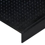 vidaXL Marches d'escalier 10 Pièces 25x75 cm caoutchouc