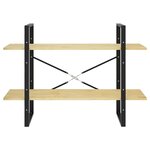 vidaXL Bibliothèque à 2 niveaux 100x30x70 cm Bois de pin massif