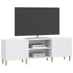 vidaXL Meuble TV Blanc 150 x 31 x 50 cm Bois d'ingénierie