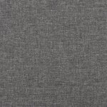 vidaXL Chaise de relaxation avec tabouret Gris clair Tissu