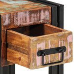 vidaXL Table de Nuit 40x40x40 cm en Bois Massif Récupéré