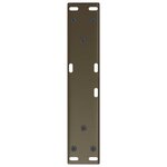vidaXL Pieds de table basse en forme de V  2 pièces  acier naturel  30 x (30-31 3) cm