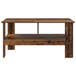 vidaXL Table basse Bois ancien 90 x 50 x 45 cm Bois d'ingénierie