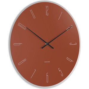 Horloge en verre mirror numbers