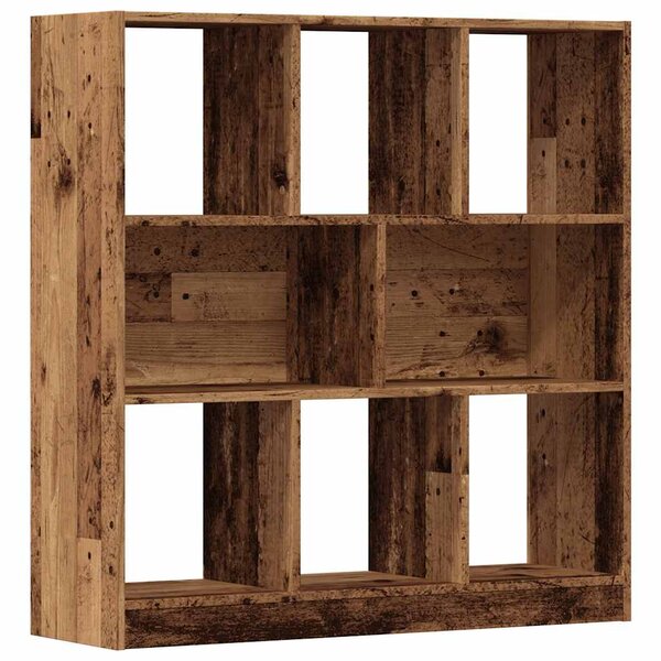vidaXL Bibliothèque vieux bois 97 5x29 5x100 cm bois d'ingénierie