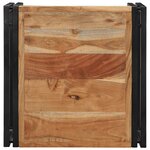VidaXL Table basse 50x50x35 cm bois massif d'acacia
