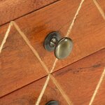 vidaXL Table de chevet 43 x 30 x 58 cm Bois de manguier massif